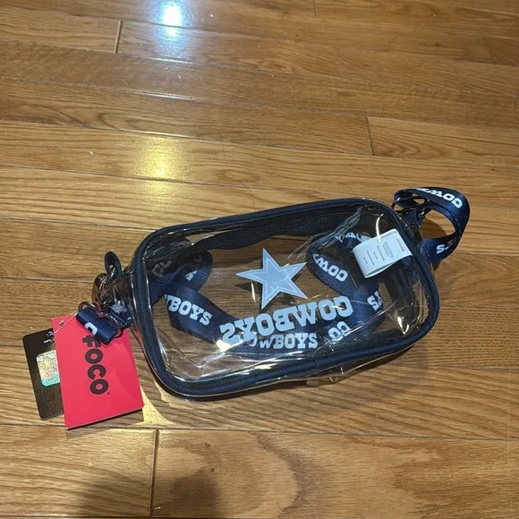 🆕 FOCO Clear Cowboys Crossbody Bag - Picture 3 of 3